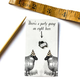 Party sheep SINGLE Stitch Marker: Round