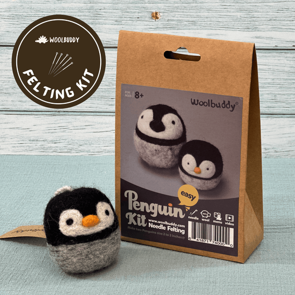DIY Needle Felting Kit – Penguin