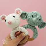 DIY Crochet Kit - Rattle Elephant