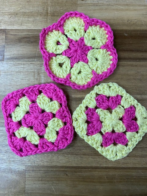 Crochet: Granny Squares & Coasters ~ Aug 30th - 1:30pm to 3:30pm