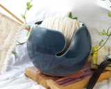 Minimal Ceramic Yarn Bowl: Cinnamon