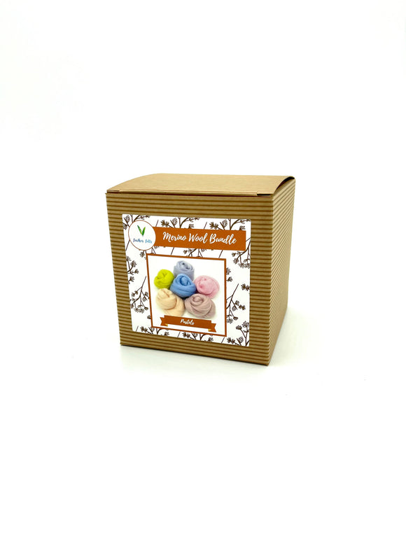 Pastels - Wool Bundle: Kraft Box