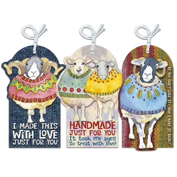 Sheep in Sweaters . Crafting Tags
