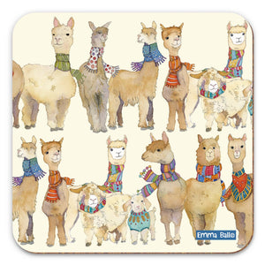 Alpacas & Friends Pattern Single Coaster