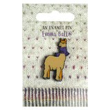 Purple Scarf Alpaca - Enamel Pin