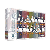 Stripey Puffins 1000 Piece Boxed Jigsaw