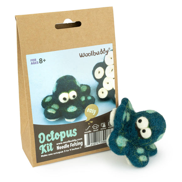DIY Needle Felting Kit - Octopus