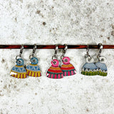 Hats Crochet Stitch Markers In A Tin