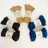 Flax & Twine Madagascar Raffia: Black