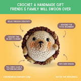 Birthday Card & Hedgehog Crochet Pattern: Greeting Card & Pattern