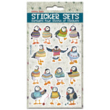 Woolly Puffins Sticker Set