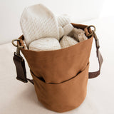 Canvas bucket bag: Olive