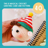 Christmas Card & Elf Crochet Pattern: Elf Card & Crochet Pattern