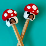 3D Mushroom House Red