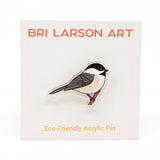 Chickadee Eco-friendly Acrylic Pin