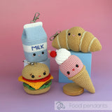 DIY Crochet Kit - Croissant Bag Charm