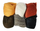 Wool Fiber, Paint Box Wools
