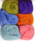 Wool Fiber, Paint Box Wools