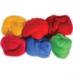 Wool Fiber, Paint Box Wools