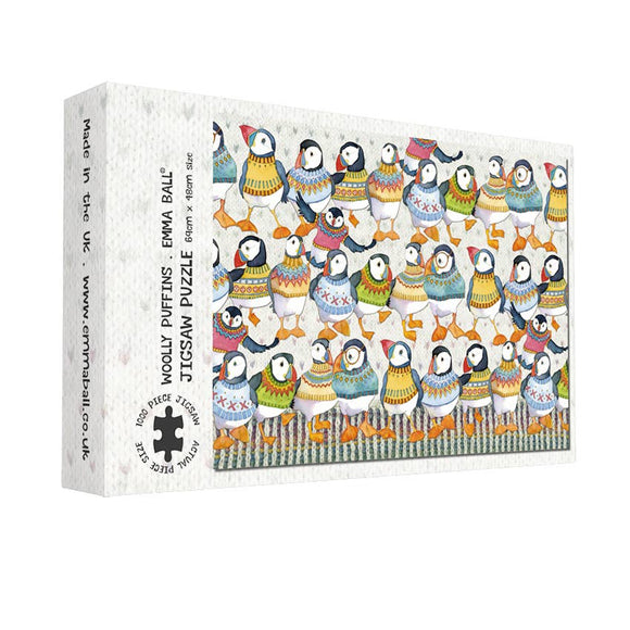 Woolly Puffins 1000 Piece Boxed Jigsaw