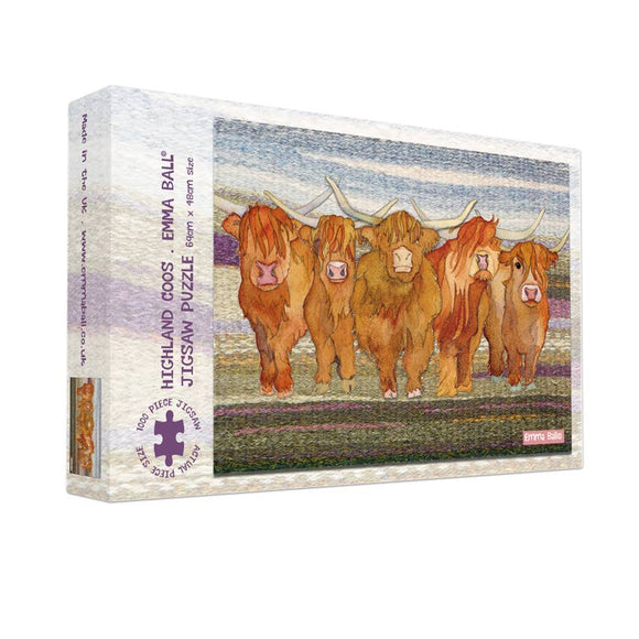 Highland Cow 1000 Piece Boxed Jigsaw