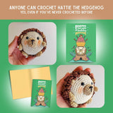 Birthday Card & Hedgehog Crochet Pattern: Greeting Card & Pattern