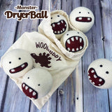 Wool Felted Monster Dryer Balls
