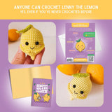 Friendship Card & Lemon Crochet Pattern: Greeting Card & Crochet Pattern