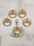 Stitch Marker Holder Keychain