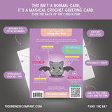 Everyday Card & Bat Crochet Pattern: Greeting Card & Crochet Pattern