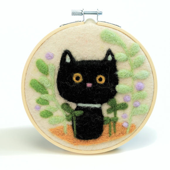 Wool Painting Kit: Mystic Garden Whiskers Cat