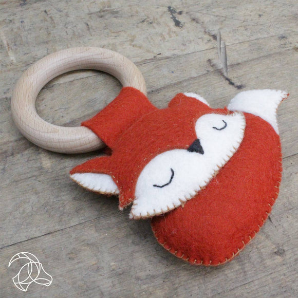 DIY Felt Kit - Woodland Animals Rattle