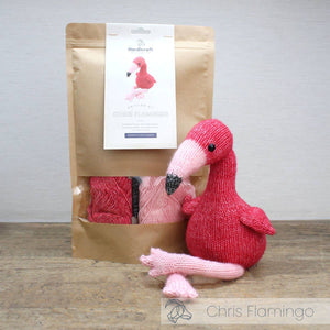 DIY Knitting Kit - Chris Flamingo