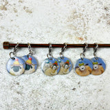 Happy Sheep Crochet Stitch Markers In A Pocket Tin
