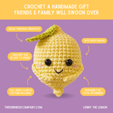 Friendship Card & Lemon Crochet Pattern: Greeting Card & Crochet Pattern