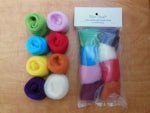 Wool Fiber, Paint Box Wools