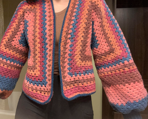 NEW! Crochet Hexie Cardigan ~ 3 Sessions ~ Feb 8 + 22 + March 8 ~ 10am to 1pm