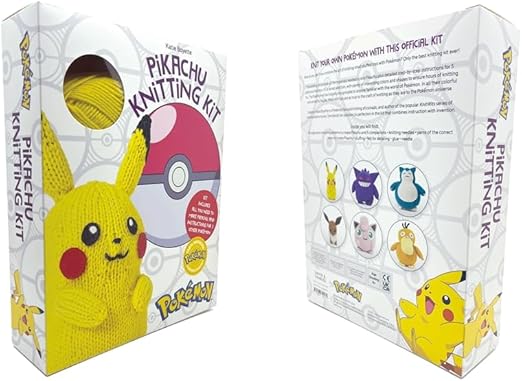 Pokémon Knitting: Pikachu Kit – Sweet Pea Fiber