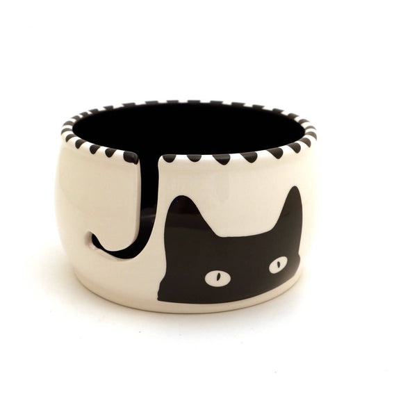 Kitty Ears Ceramic, Yarn Bowl