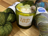 Floral and Crystal Candles, by Earth House