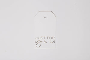 Just For You - Gift Tag