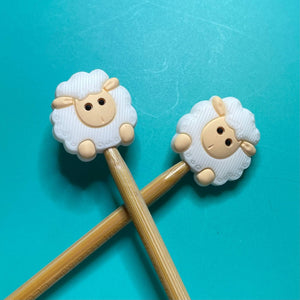 Kawaii White Sheep Wool Cute Animal Silicone Gift