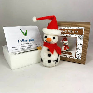 Snowman - Needle Felting Kit