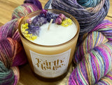 Floral and Crystal Candles, by Earth House