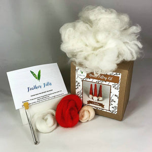 3 Santas - Needle Felting Kit