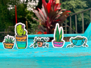 Mini Plants {sticker pack}
