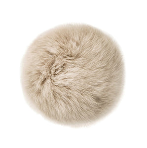 3" Rabbit Fur Pom Pom