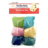 Wool Fiber, Paint Box Wools