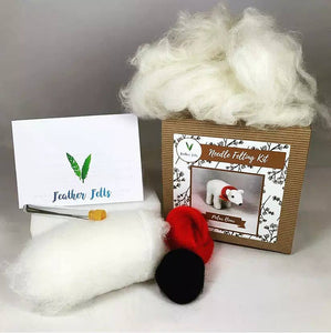 Polar Bear - Needle Felting Kit