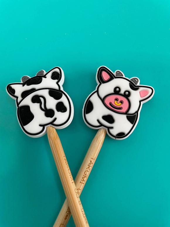 Kawaii Cutie Booty Dairy Cow Farm Animals Gift for Knitters